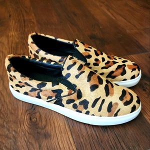 Steve Madden Leopard Slip-On Sneakers